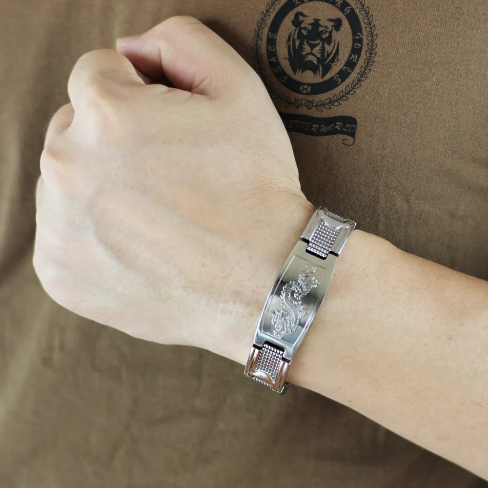 Trusta 2017 Men'ss Золотой Китайский Мощный Дракон сильный магнитный энергетический