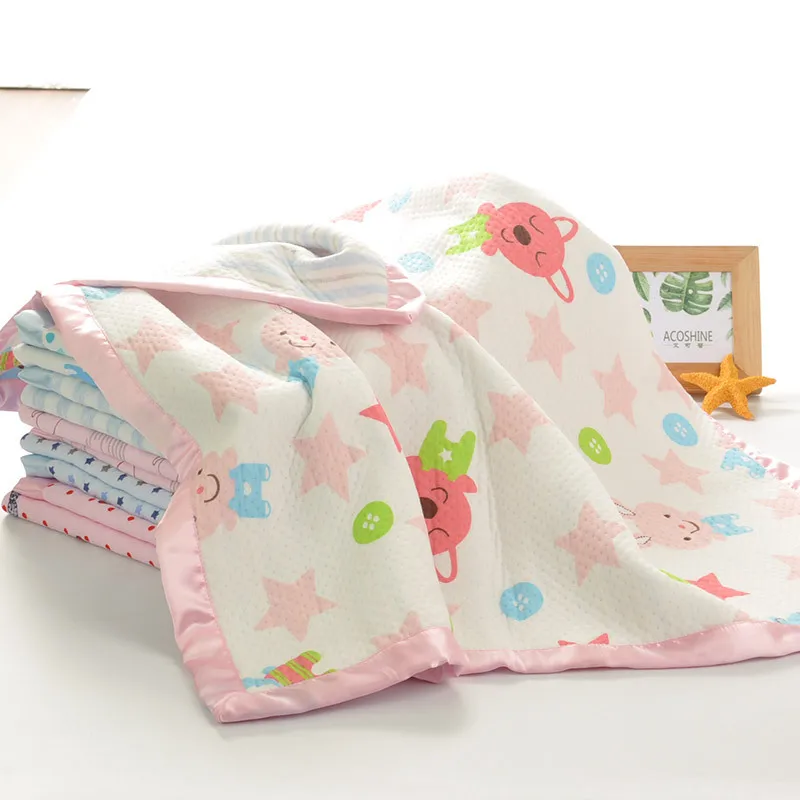100% хлопок муслиновое детское одеяло для новорожденных пеленание супер удобные