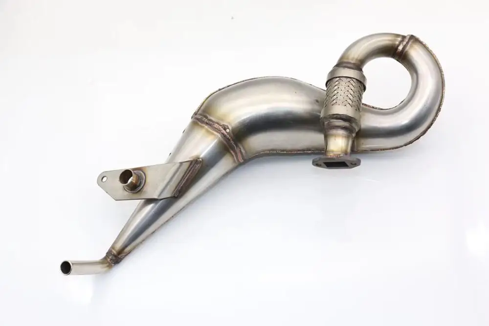 Мощная выхлопная труба из нержавеющей стали для Losi 5ive-T V1.0 V2.0 Rovan LT DTT 1/5 rc car gas |