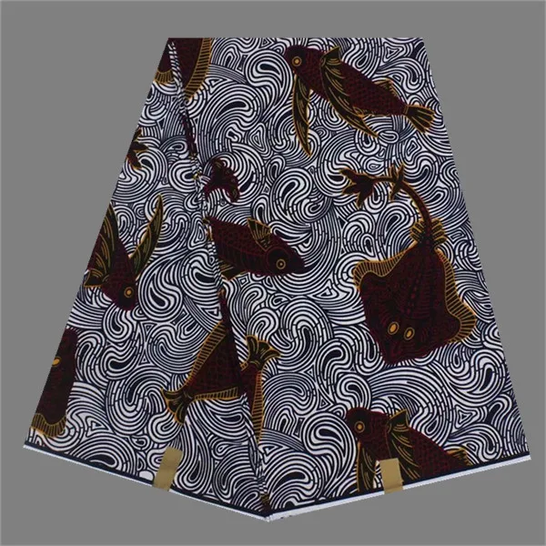 Самые модные вечерние одежда ткань Африканская настоящая восковая для платья