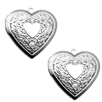 4pcs new no fade stainless steel 29mm peach heart charm pendant for women diy jewelry fittings handmade ornament