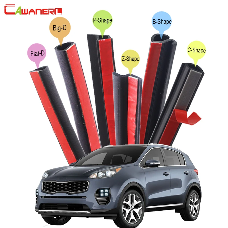 Резиновая уплотнительная лента Cawanerl для Kia KX5 Sportage Soul комплект уплотнительных