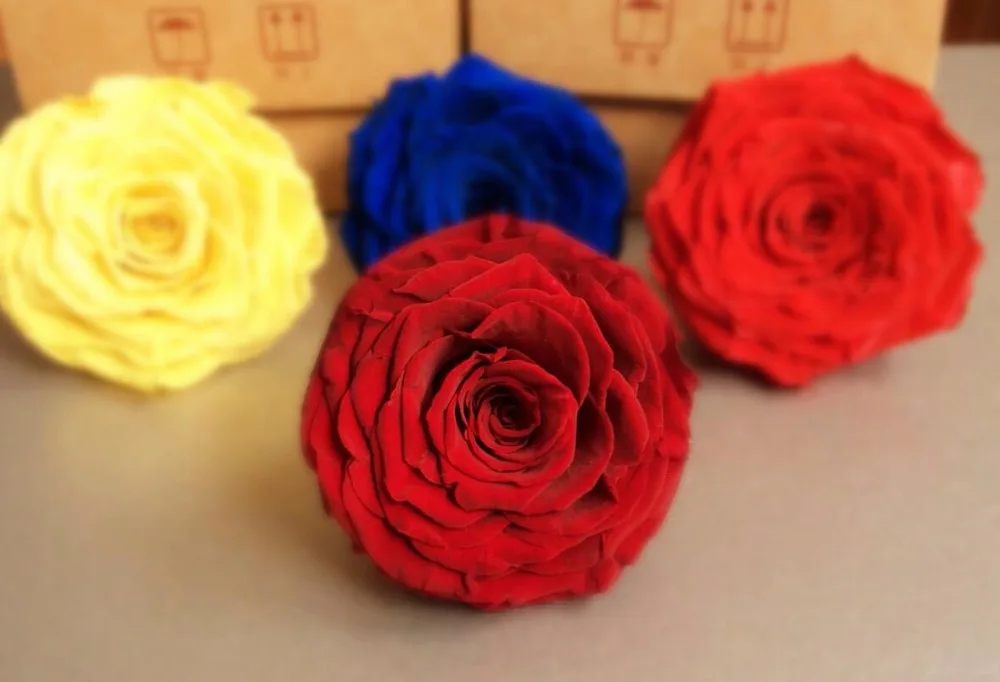 9 10 см Сохраненная Цветочная Роза бутон для свадебной вечеринки праздника дня