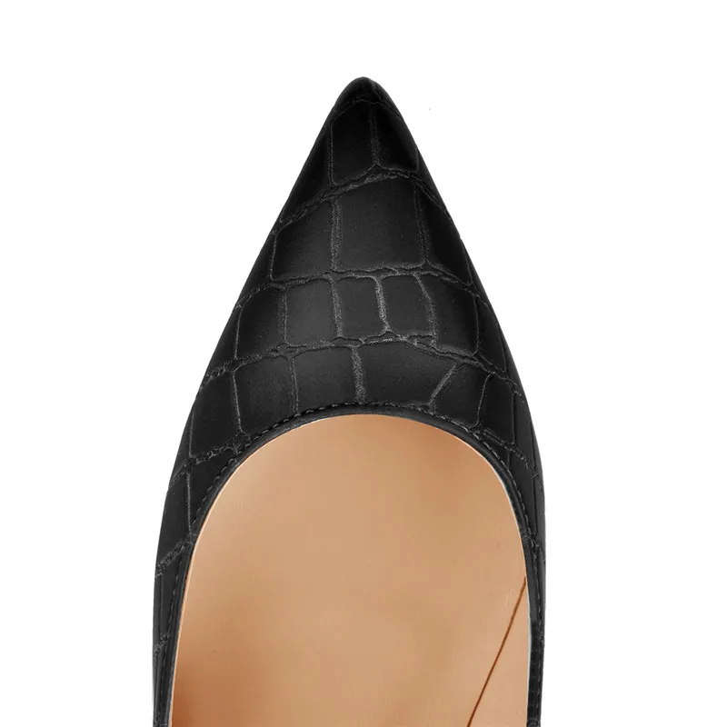 Onlymaker/женские туфли-лодочки на высоком каблуке 12 см с острым носком без застежки