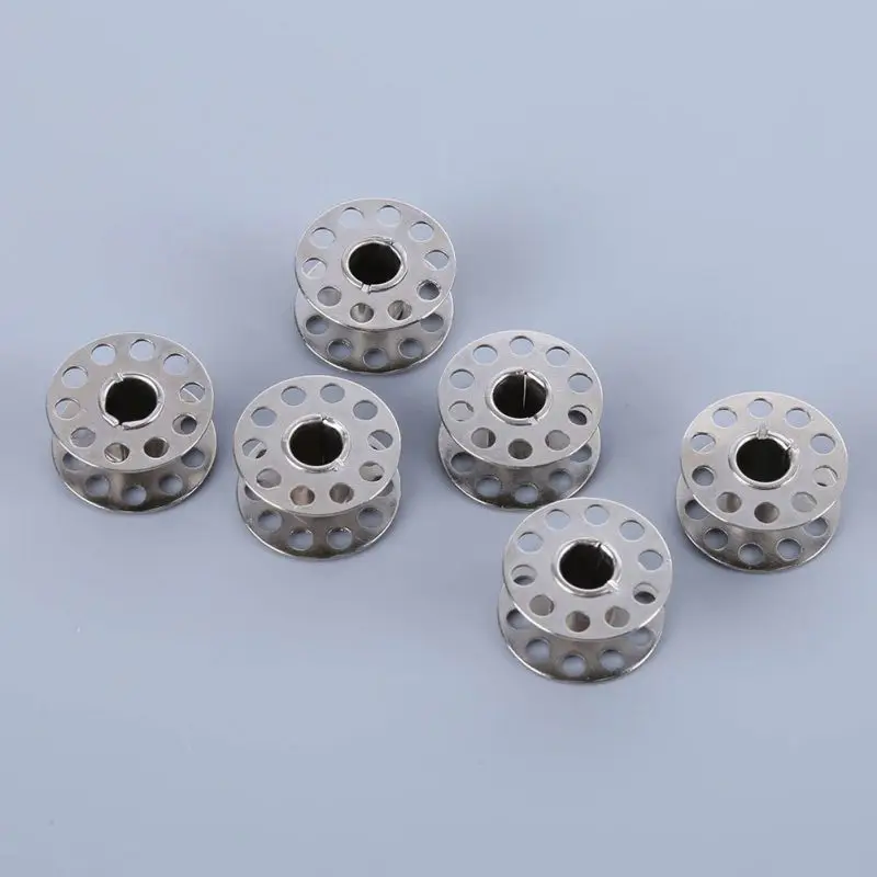 25 шт./компл. нержавеющая сталь или пластиковые катушки для швейных машин брата