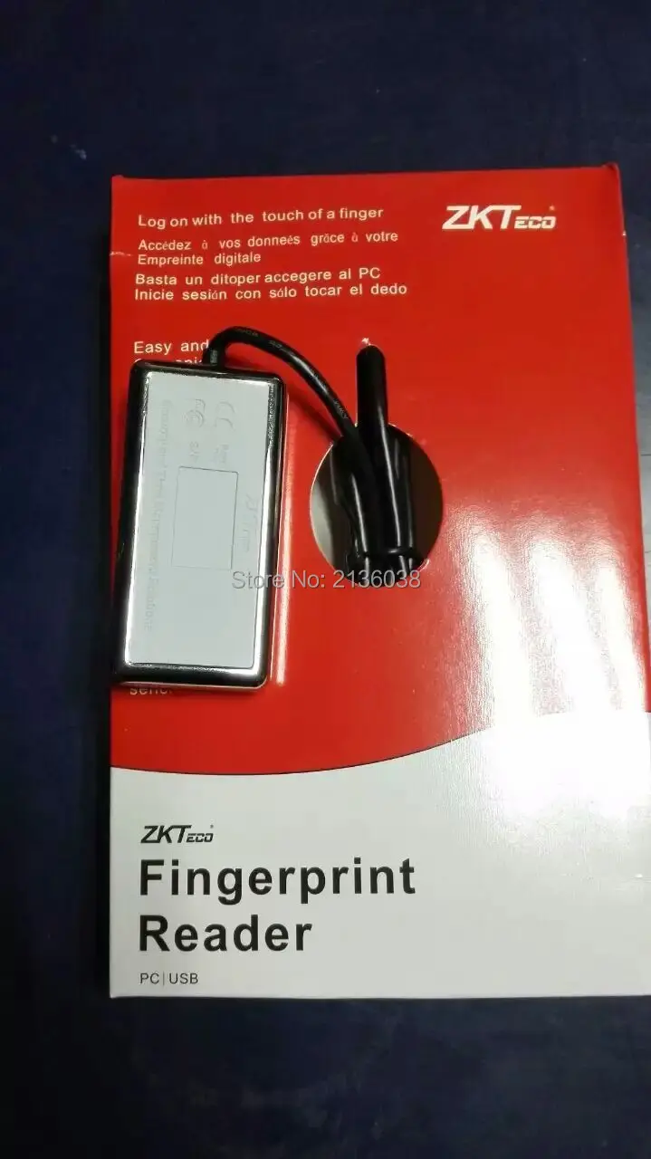 ZKTeco ZK9000 цифровой персональный USB био сканер отпечатков пальцев для компьютера ПК Офис Бесплатный SDK URU5000 URU4500 zksoftware