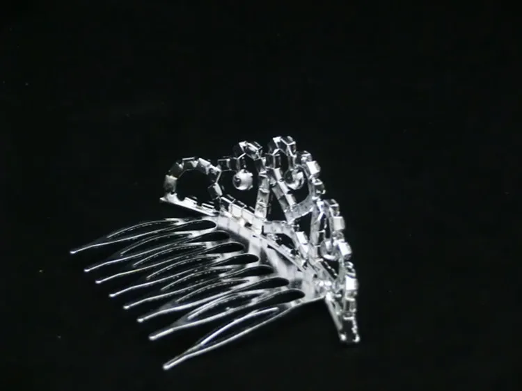 Детская маленькая тиара головной убор Женская кристаллическая Корона/повязка на