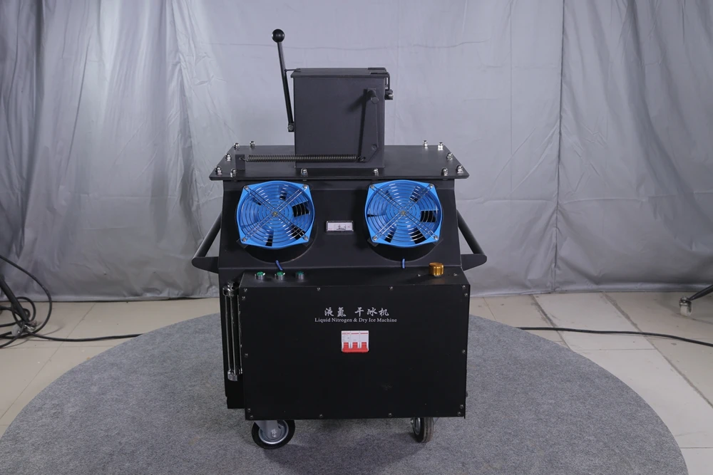 Gigertop TP-T66 9000 Вт низконаземная противотуманная машина Двойная струйная труба сухой лед/жидкий азот короткое время нагрева Высокая Мощность Туман 110 В/220 В