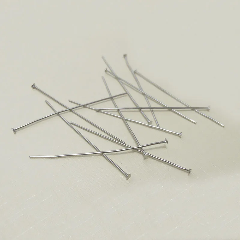Rhodium STENYA, шпильки для головы, Шпилька для глаз, 50 мм, иглы, серьги, фурнитура, браслеты, ожерелья, соединитель для бисера, аксессуары, материалы для изготовления ювелирных изделий - Цвет: Rhodium