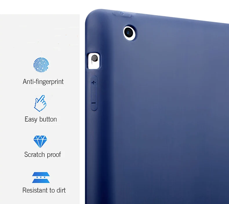 Чехол для iPad mini 4 из искусственной кожи и мягкого силикона ТПУ умная задняя крышка
