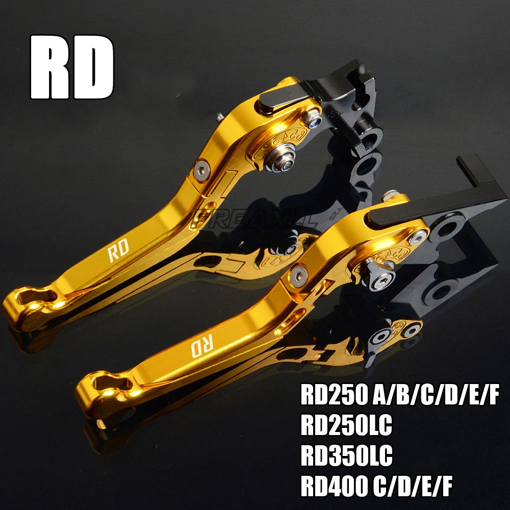 Складные сцепные рычаги мотоцикла с ЧПУ для Yamaha RD250 A/B/C/D/E/F RD250LC RD350LC RD400 C/D/E/F RD 250 350