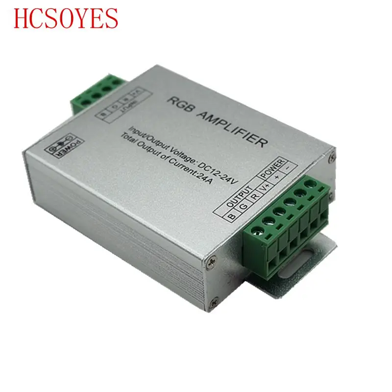 Светодиодный RGBW/rgb-усилитель DC12-24 V 24A 4 канала Выход RGBW/RGB Светодиодные ленты Мощность ретранслятор консоль контроллер