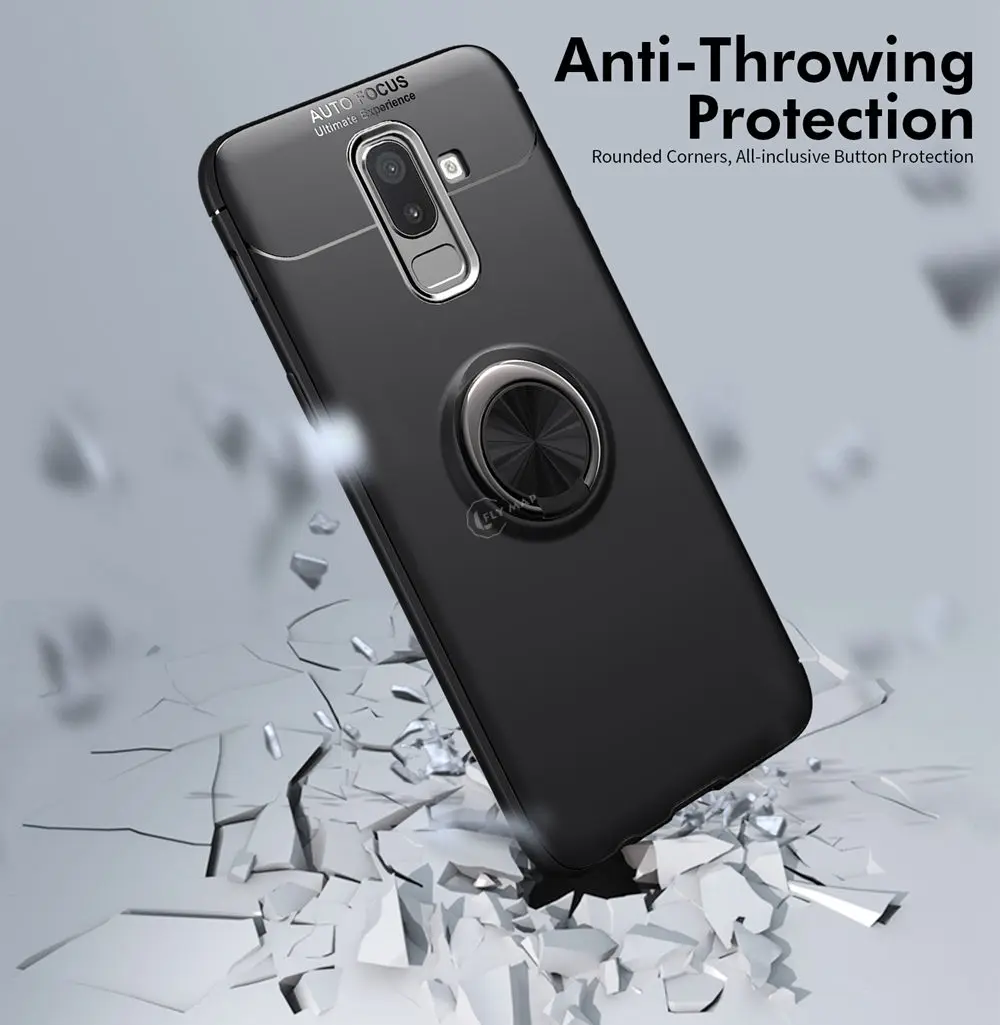 Силиконовый чехол для Samsung Galaxy J4 Plus J415 J415F J415FN/DS Невидимый кронштейн телефона J4Plus