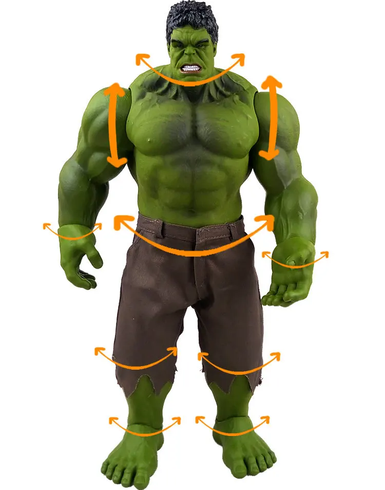 42 см Большой размер Hasbro Marvel мстители супергерой Халк Супермен фигурка Коллекционная модель игрушки кукла для детей подарок