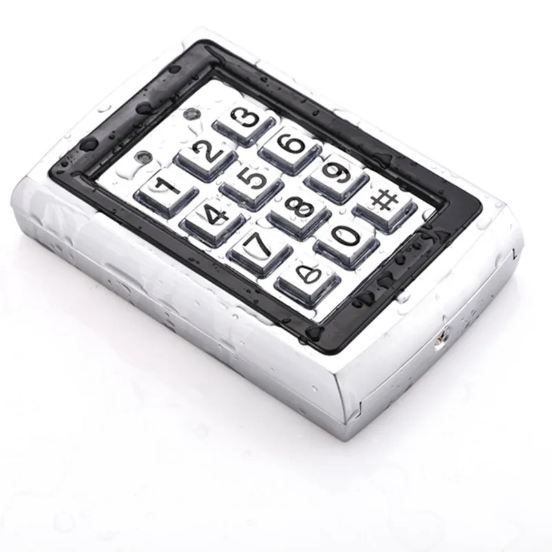 Водонепроницаемый металлический чехол SZBestWell с RFID картой и 10 клавишными
