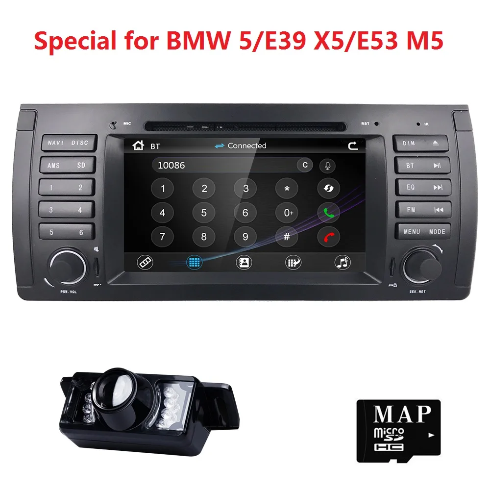 7 Inch Car DVD player For BMW E39 E53 X5 Canbus Capacitive Screen Radio GPS Navigation Bluetooth 1080P USB DAB+SWC RDS DTV Map | Автомобили