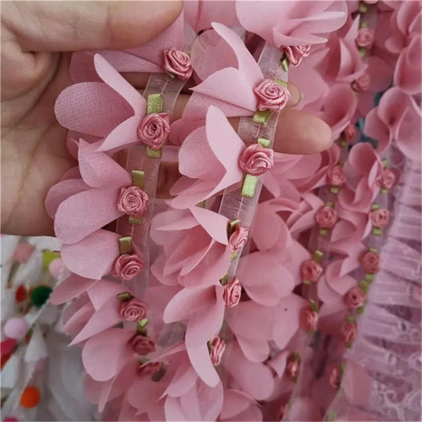 Аппликация из шифона и кружева 5 см 1 метр | Дом сад