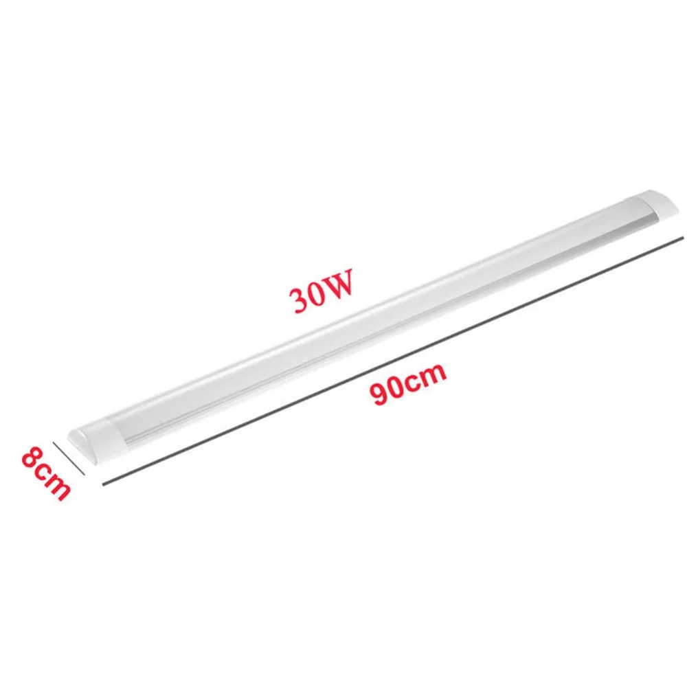 1PC LED Slim Ceiling Batten Tubes Light Fluorescent 30CM 60CM 90CM120CM LED Tubes Light Home warhouse hotel DIY store lighting