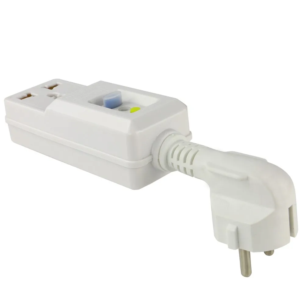 Предохранительная розетка с защитой от утечки 10 А 240 В|eu plug|socket adaptorsafety socket |