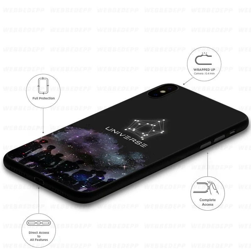 WEBBEDEPP Pentagon Yuto Kino Soft Case for Huawei Mate Honor 20 6A 7A 7C 7X 8 9 9X 10 View Lite Pro 30 |