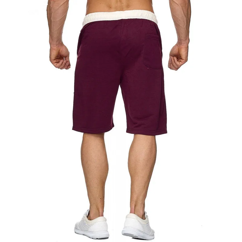 Summer Solid Cotton Short Men Stretchy Bodybuilding Muscle Sweatpants Fitness Casual Mid Shorts Trousers Dermuda Masculina | Мужская