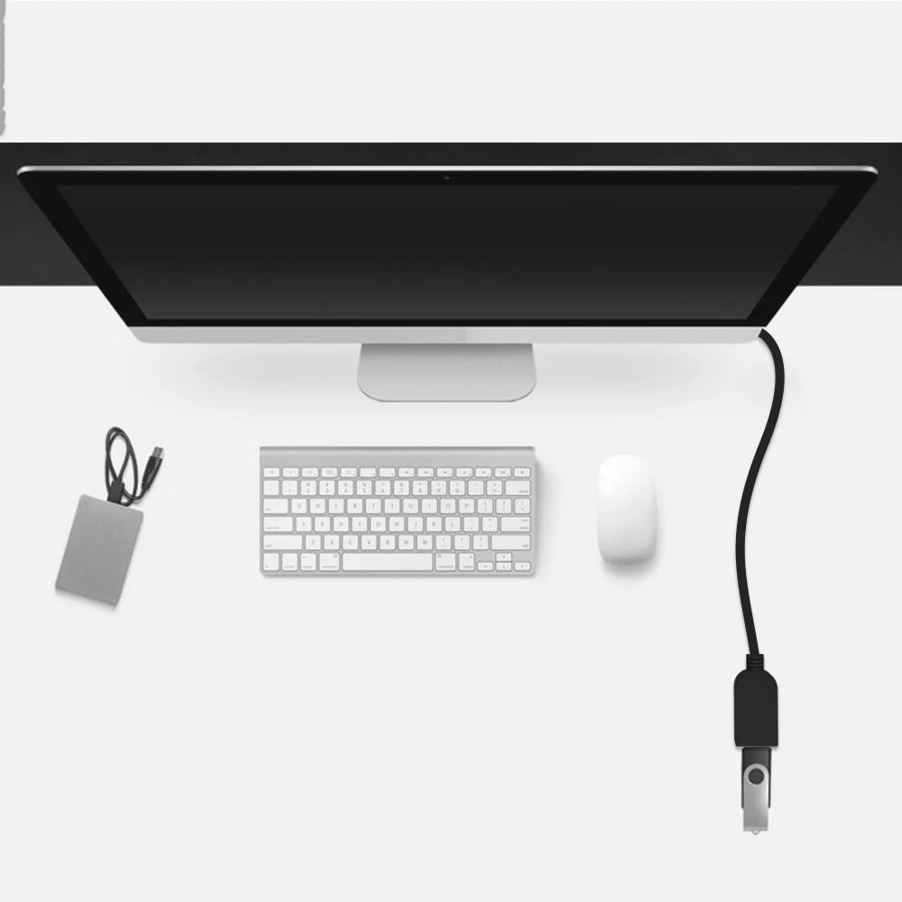 Универсальный USB 3,0 кабель-удлинитель 0,3 м/1 м USB штекер A до USB3.0 Женский Кабель-адаптер для синхронизации данных для компьютера, компьютера, мыши