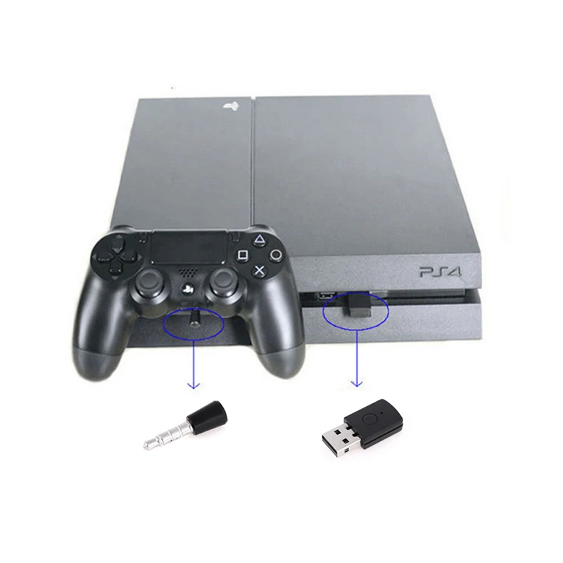 Мини Bluetooth приемник адаптер для PS4/TV/PC гарнитуры черный|Беспроводные адаптеры| |