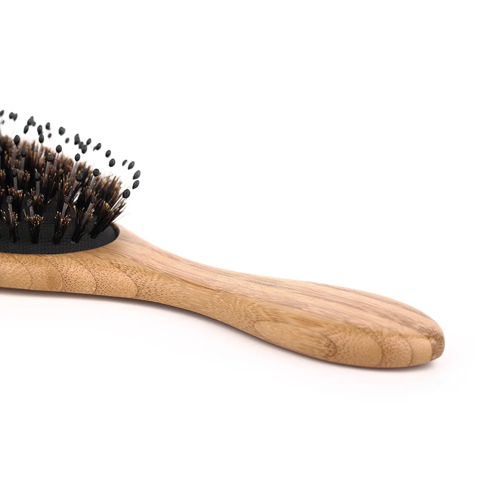 Натуральной щетиной деревянная волосы вентиляционные Кисточки Овальный волос