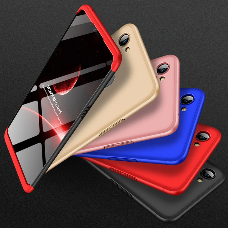 Для OPPO F7 чехол 360 защищены полную Защитный для настоящий я 1 крышка R17 F3 плюс