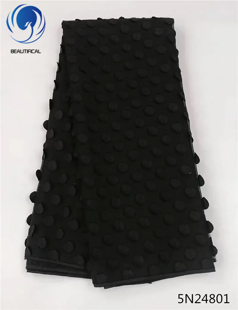BEAUTIFICAL 3d lace fabric french net 2018 high quality african with for party 5yards/lot 5N248 | Дом и сад