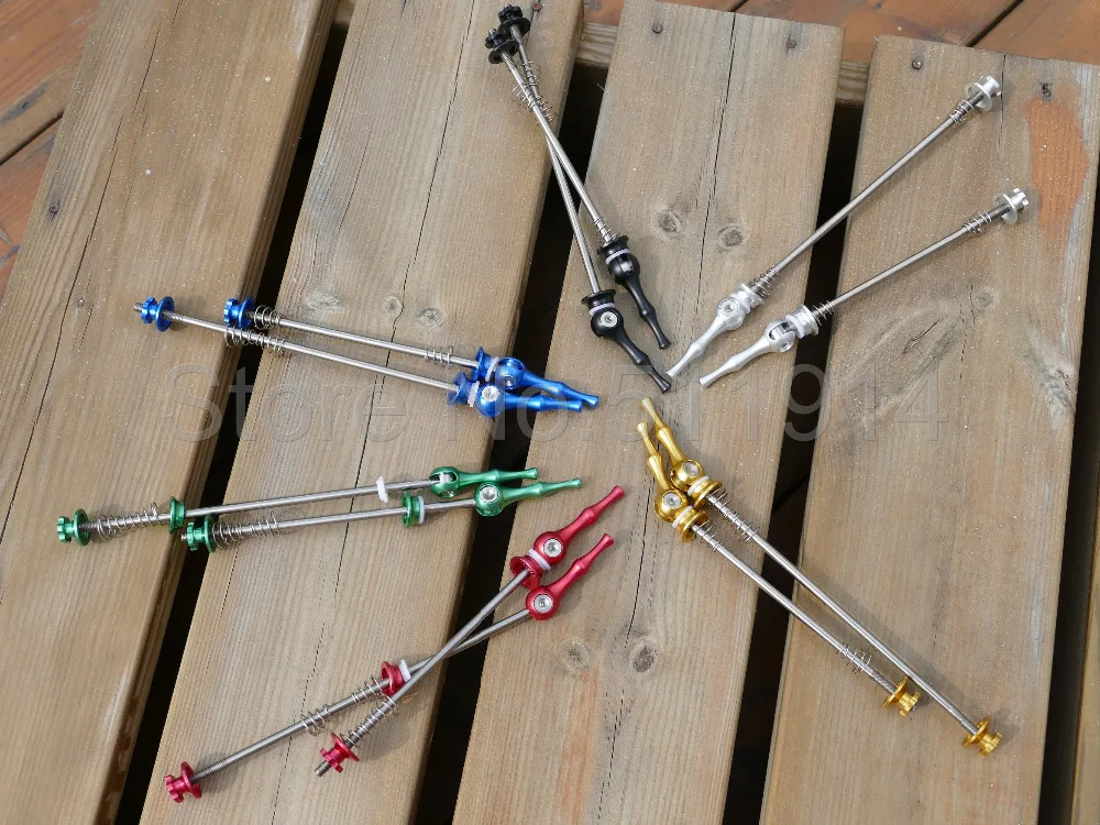 Велосипедный быстроразъемный шпагат из титана 2017 # для горных/дорожных колес