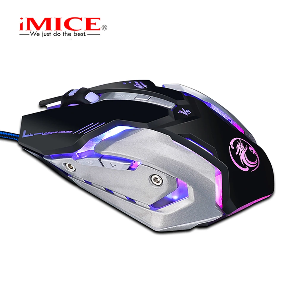 IMice игровая мышь 4000 dpi Usb Проводная 6 кнопок кровавая оптисветодио дный ческая