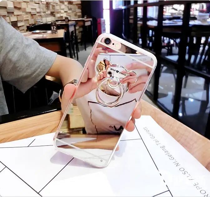 Роскошный чехол для телефона iPhone 11 12 Pro MAX 6 7 8 Plus SE X XS XR блестящий зеркальный