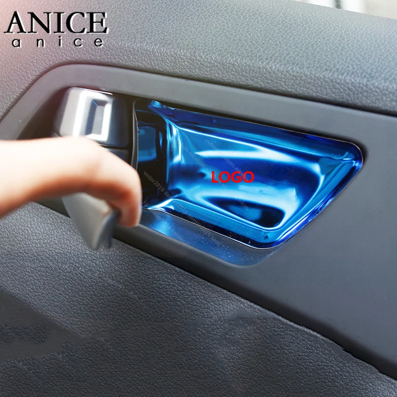 4 шт. Нержавеющая сталь внутренняя дверная ручка Накладка для Hyundai Tucson 2015 |