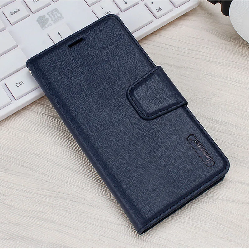 Dark Blue Hanman для Asus Zenfone Max Pro(M2) ZB631KL ZB633KL, чехол-книжка в стиле ретро, кожаный чехол-кошелек, задняя крышка, чехол с магнитным отделением для карт - Цвет: Dark Blue