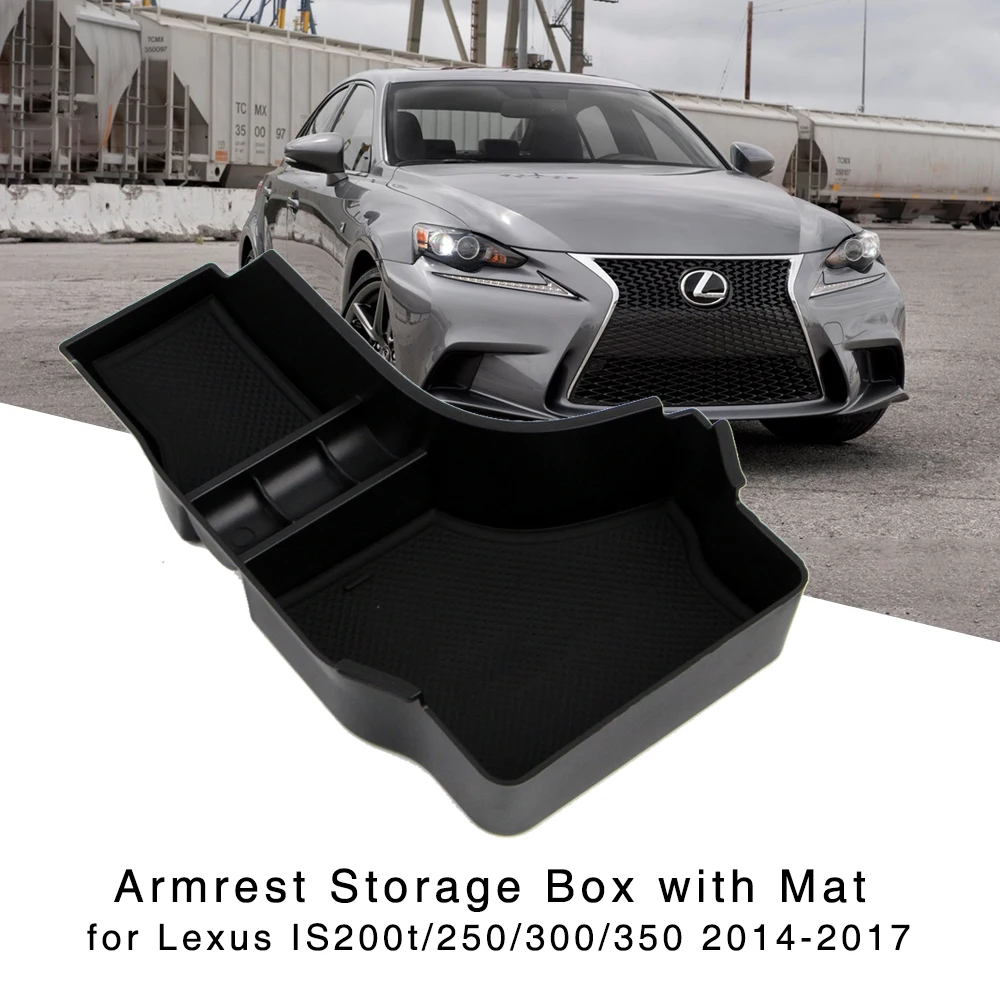 Подлокотник коробка для хранения для Lexus IS 200t 250 300 350 300h центральная консоль держатель для перчаток Органайзер лоток