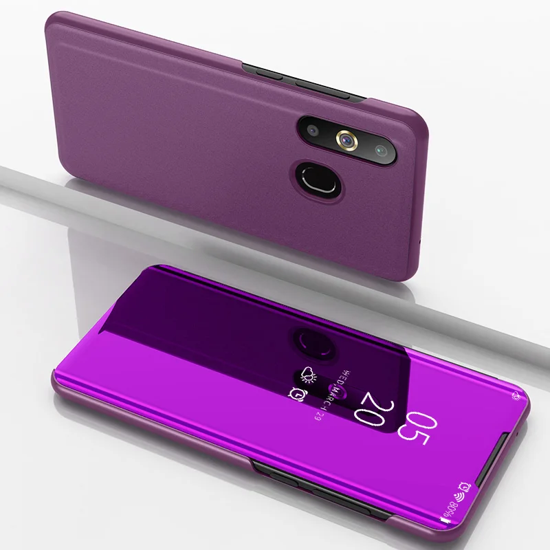 05 Умный зеркальный флип-чехол для телефона samsung Galaxy A30 A20 чехол Прозрачный чехол для samsung A40 A60 A70 A7 для samsung A30 - Цвет: 05