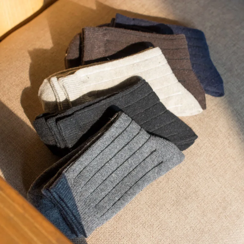 10 pieces = 5 pairs new hot wool socks men socks, classic warm thick winter socks