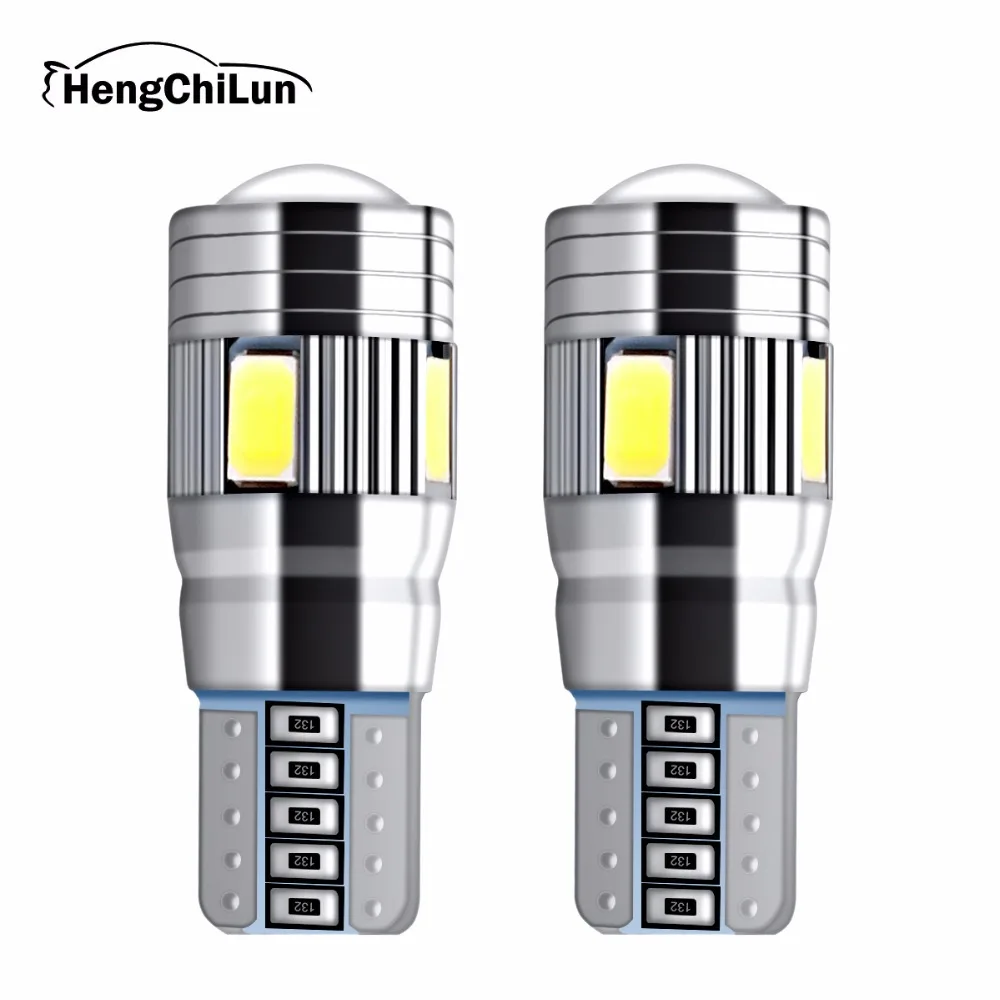 10 шт. T10 W5W led canbus 194 168 5630 t10 6SMD Canbus Нет Ошибка 12 В авто лампы индикатор Парковка