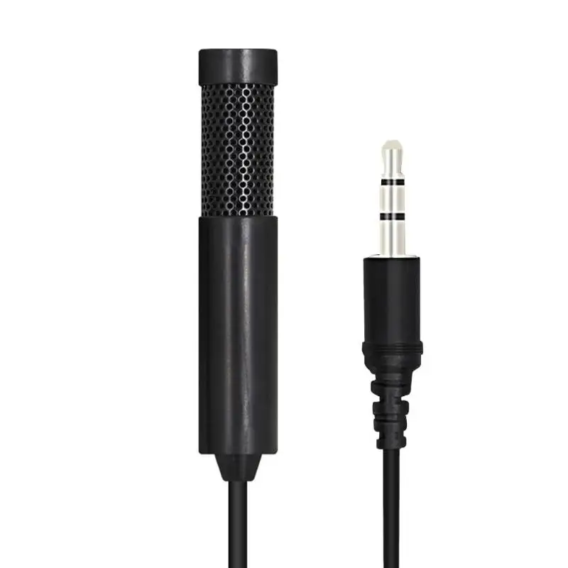 Черный Черный Мини 3,5 мм проводной USB 3,5 конденсатор емкость Студийный микрофон SF-555 для компьютера Высокое качество аксессуары микрофоны - Цвет: Черный