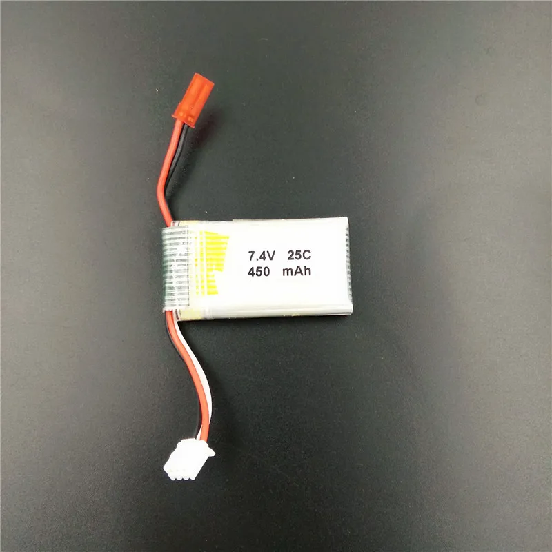 Аккумулятор Lipo 7 4 в 450 мАч 2S для пульта дистанционного управления Radiolink AT9 AT9S KINGKONG 90GT 95GT 110GT RC FPV гоночного дрона