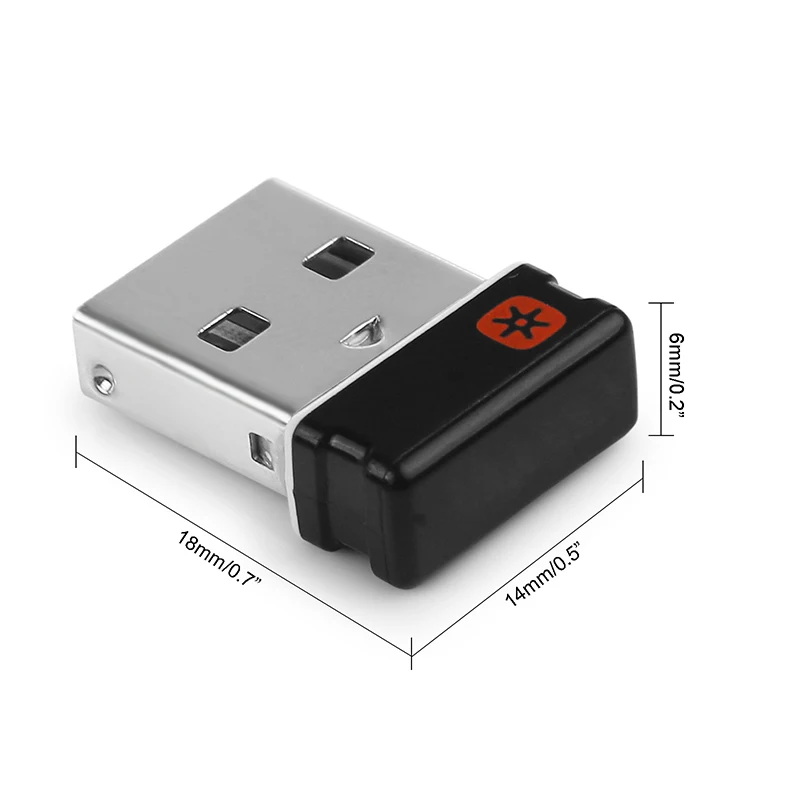 Беспроводной приемник ключа Unifying USB адаптер для клавиатуры мыши logitech подключение 6 устройств для MX M905 M950 M505 M510 M525 и т. Д