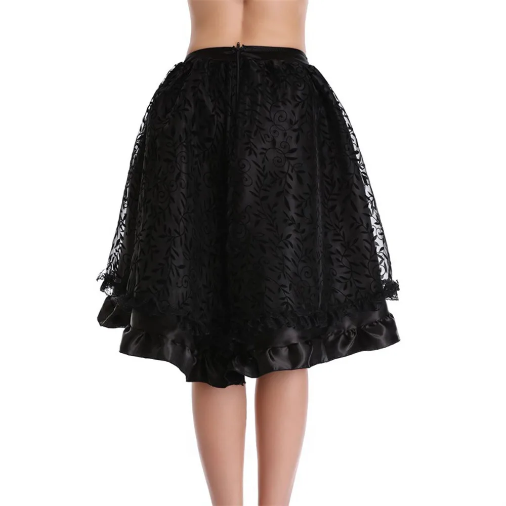 KLV женский кружевной стимпанк готический винтажный атласный высокий низкий