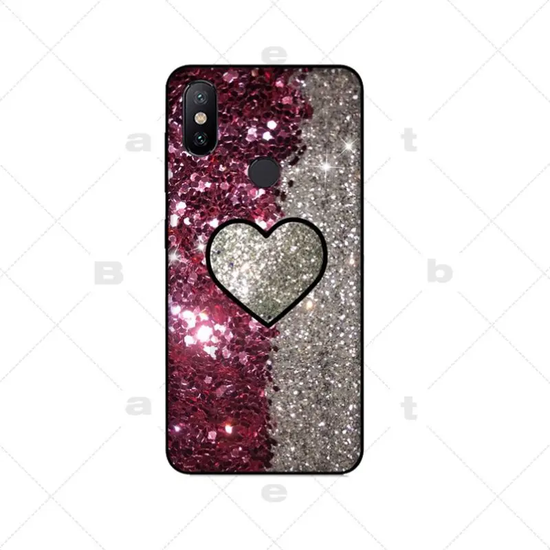 A5 Пайетки в форме сердца DIY роскошные высокого класса протектор чехол для Xiaomi mi6 mi8 Redmi5 Redmi 5 плюс MIX2 MIX2S Max2 max3 - Цвет: A5