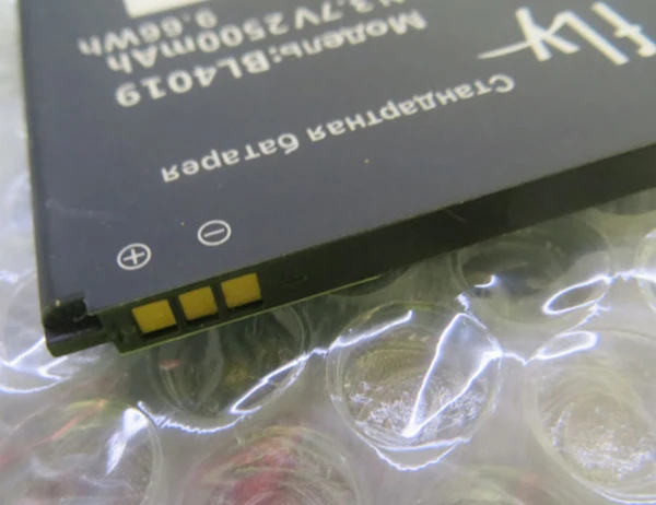 BL4019 2500 мАч 3 7 в аккумулятор для FLY IQ446 мобильный телефон бесплатная