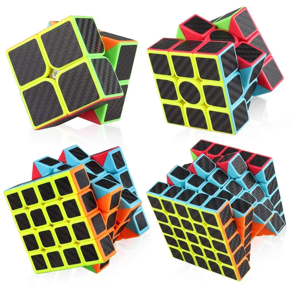 D FantiX Zcube набор скоростных кубиков из углеродного волокна 2x2 3x3 4x4 5x5 магических