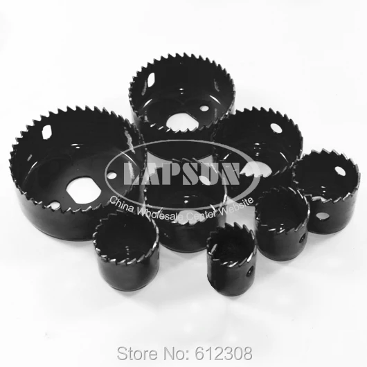 9pc/Lot Hole Saw Drill Bit Kit Cutter Set Holesaw For Aluminum Iron Sheet Plastic Wood (F22-9) 18 22 24 30 32 38 43mm 53mm 63mm |