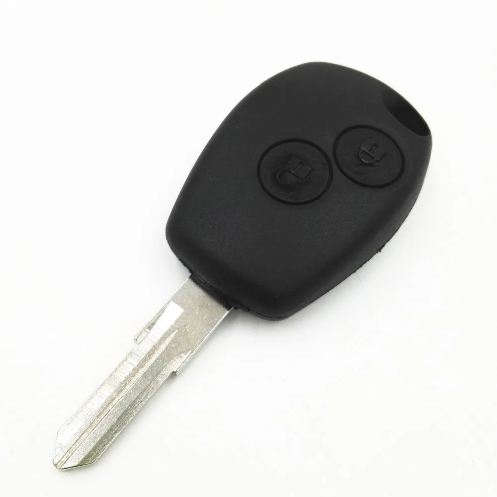 Для Renault 2 кнопки Duster Logan Fluence Clio автомобильные чехлы сменные ключи Uncut Blade|blade blade|key