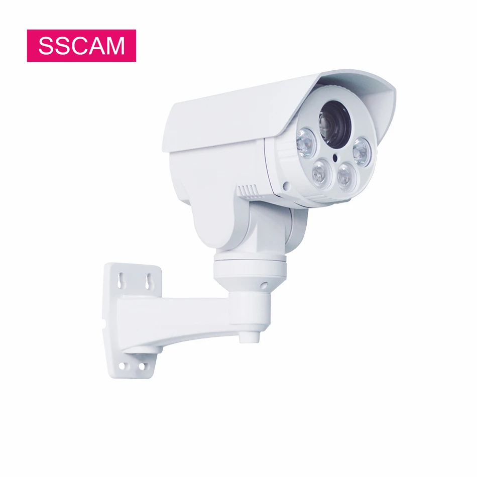 2.0MP Водонепроницаемая 10X оптическая зум пуля PTZ IP камера ONVIF наружная инфракрасная