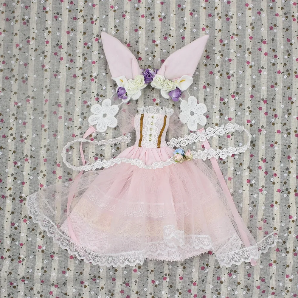 Fortune Days Blyth ICY DBS BJD платье принцессы для куклы два цвета на выбор, украшение для волос, вуаль супер стиль принцессы